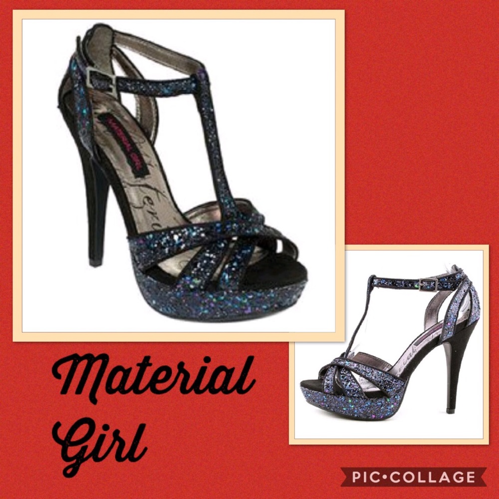 Material Girl platform heels.